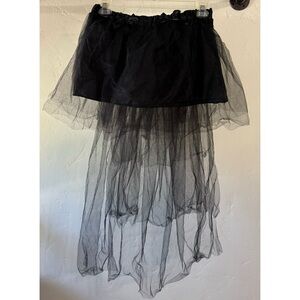 Black Tulle Skirt